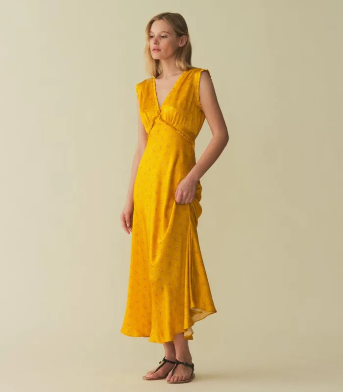 TAHLIA DRESS Goldenrod Hillside Heather Shop DEN Dresses