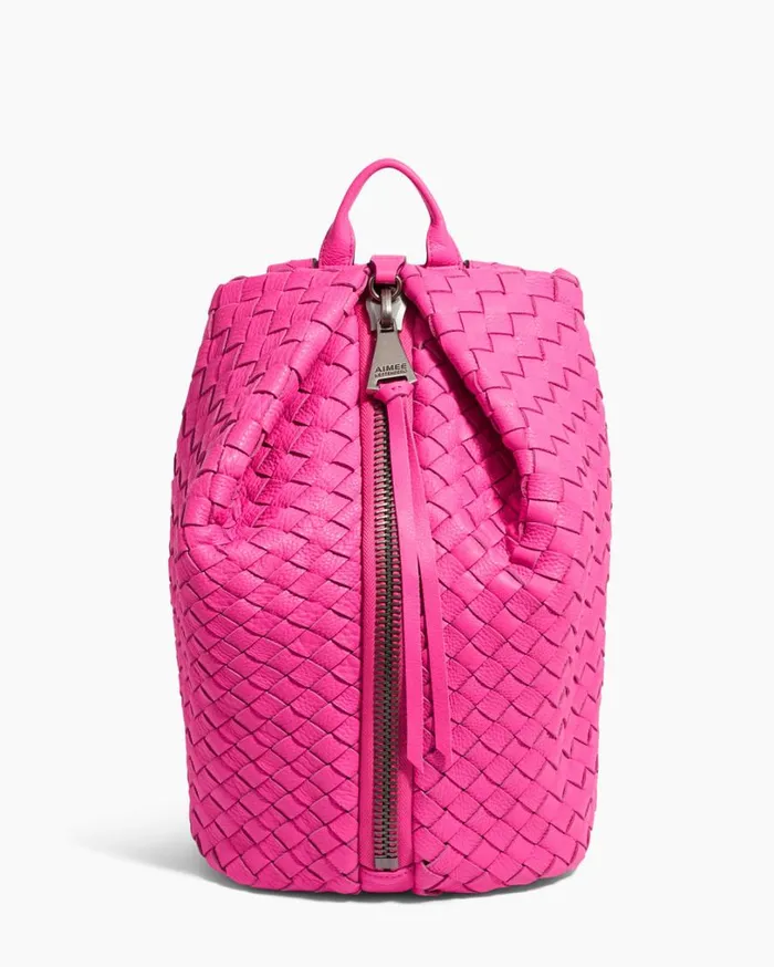 Tamitha Backpack Hot Pink Woven Women Aimee Kestenberg Backpacks