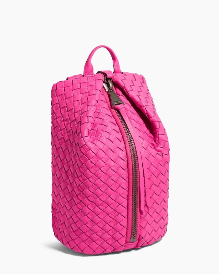 Tamitha Backpack Hot Pink Woven Women Aimee Kestenberg Backpacks