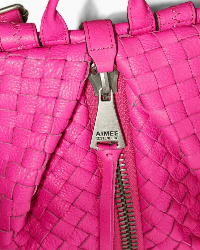 Tamitha Backpack Hot Pink Woven Women Aimee Kestenberg Backpacks