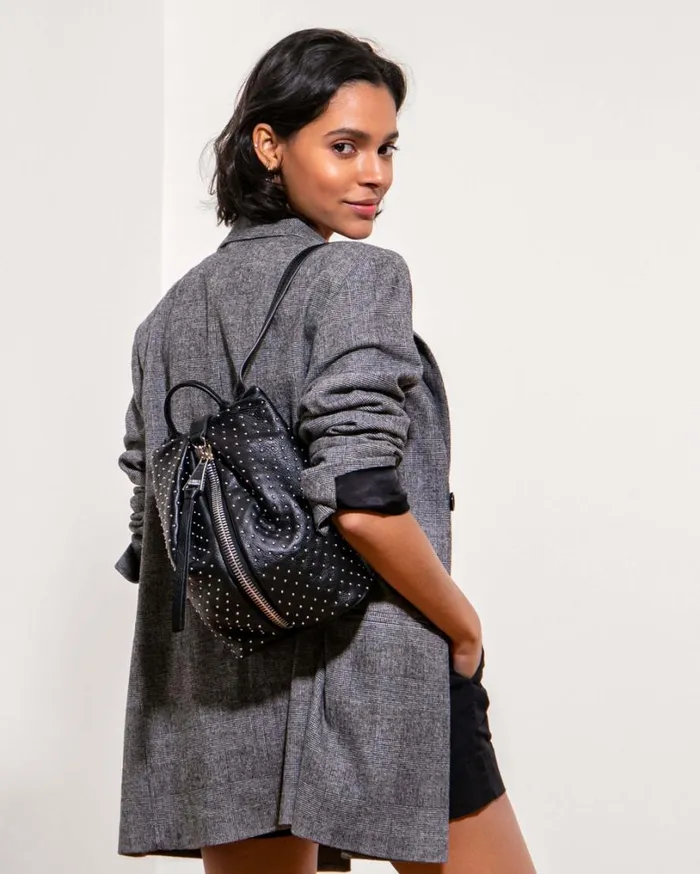 Tamitha Mini Backpack Black Studded Women Aimee Kestenberg Backpacks
