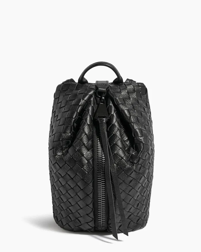 Tamitha Mini Backpack Black Woven Women Aimee Kestenberg Backpacks