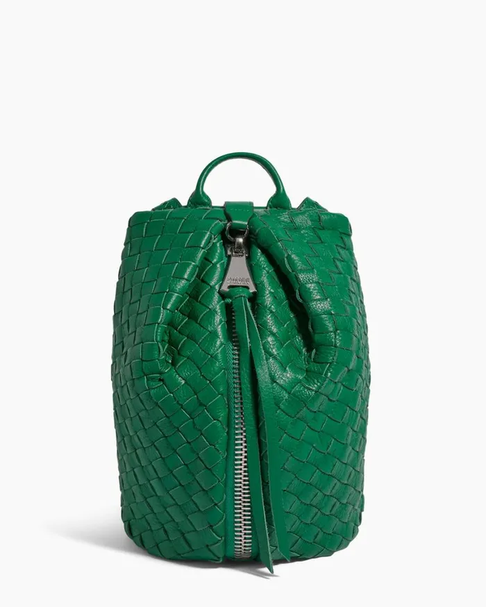 Tamitha Mini Backpack Kelly Green Woven Women Aimee Kestenberg Backpacks