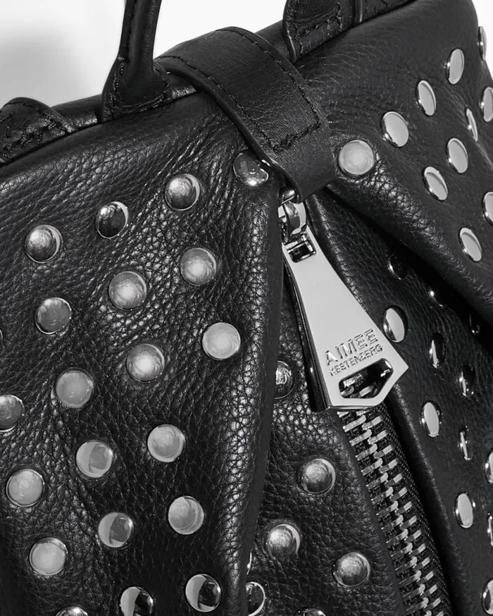 Tamitha Novelty Backpack Black With Disco Studs Women Aimee Kestenberg Backpacks