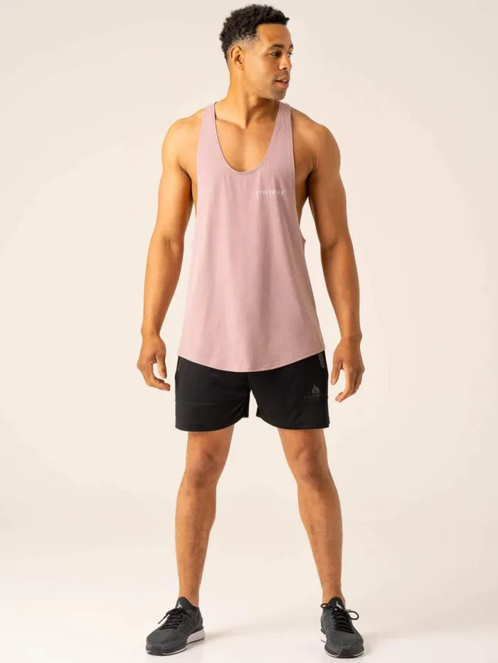 Tanks Mens Ryderwear Advance Stringer TBack Cinder
