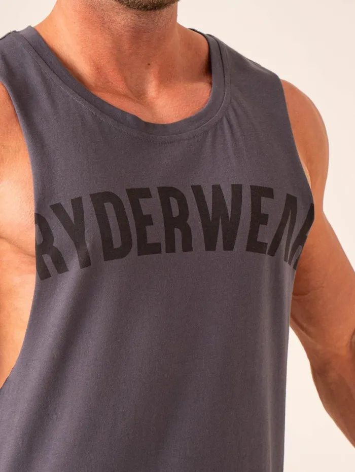Tanks Mens Ryderwear Baller Tank Charcoal