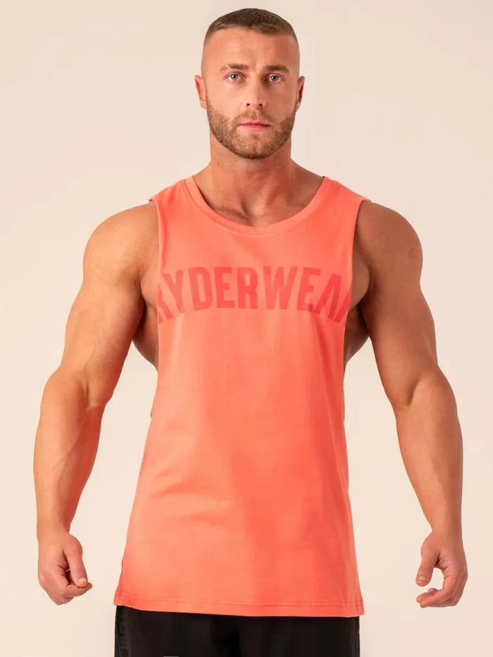 Tanks Mens Ryderwear Baller Tank Coral