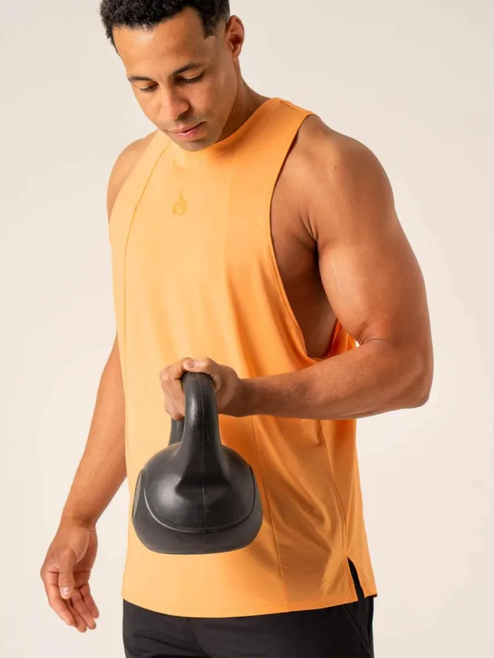 Tanks Mens Ryderwear Dynamic Baller Tank Orange Sherbet