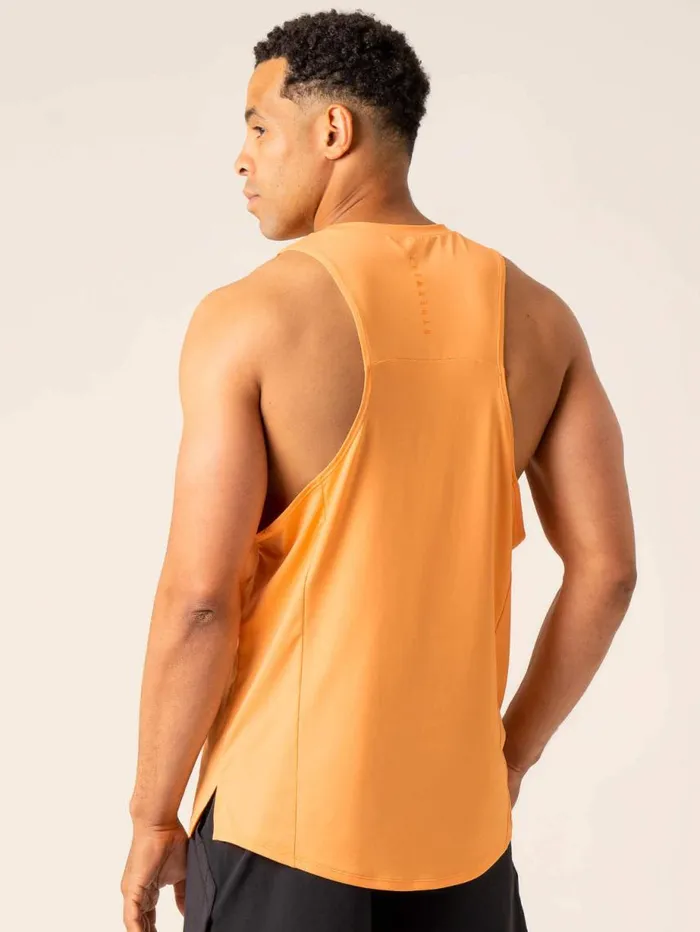 Tanks Mens Ryderwear Dynamic Baller Tank Orange Sherbet