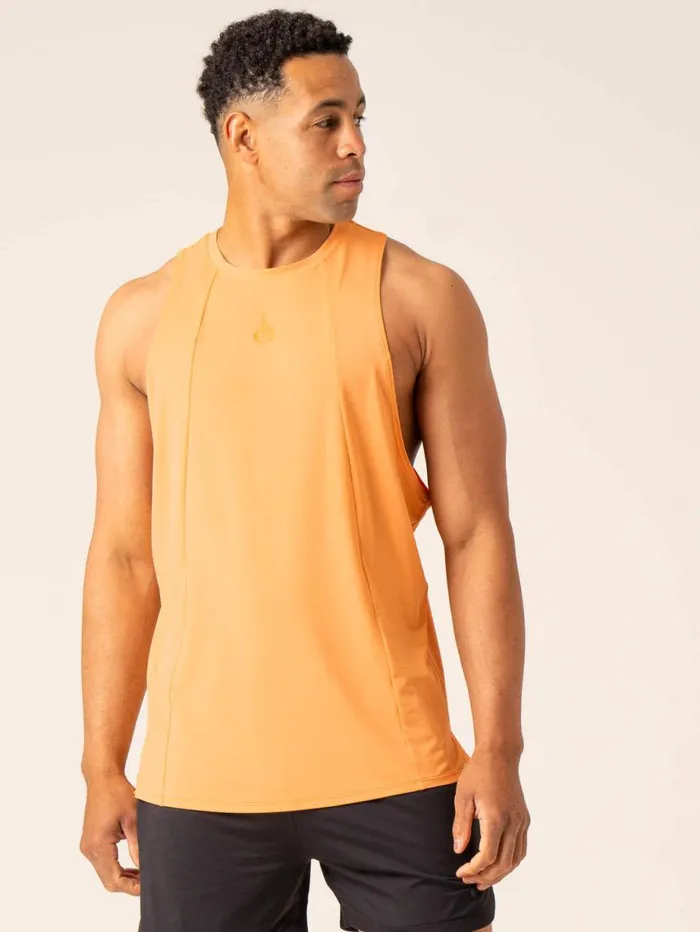 Tanks Mens Ryderwear Dynamic Baller Tank Orange Sherbet