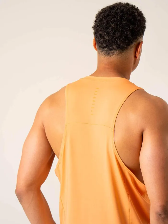 Tanks Mens Ryderwear Dynamic Baller Tank Orange Sherbet