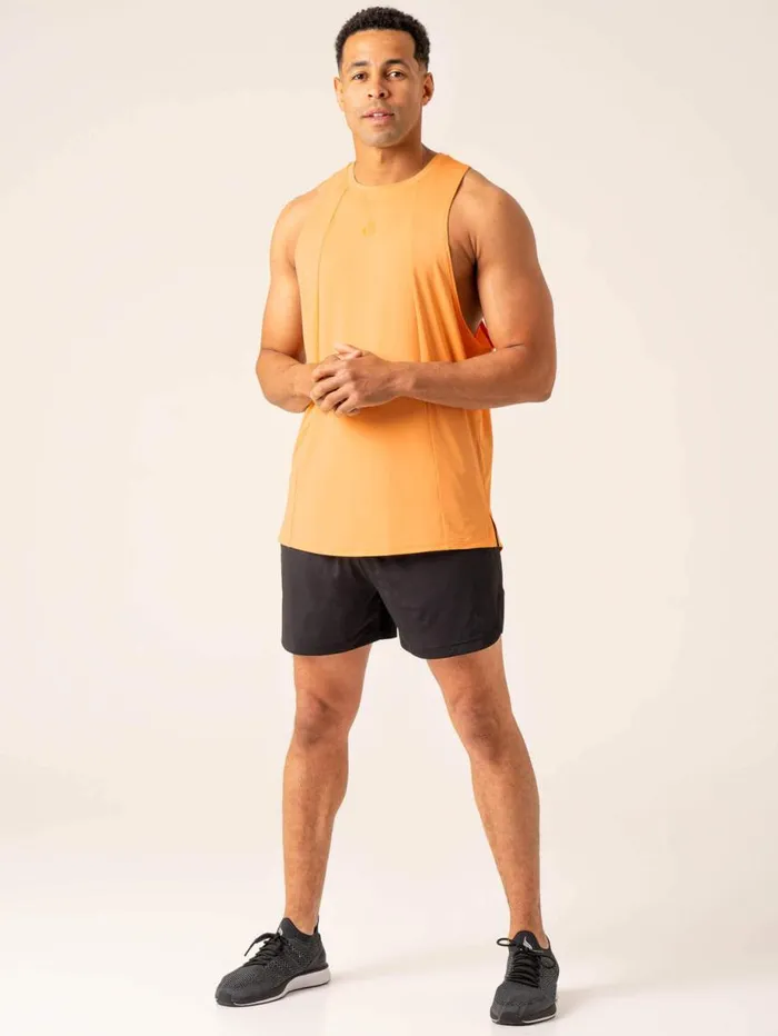Tanks Mens Ryderwear Dynamic Baller Tank Orange Sherbet