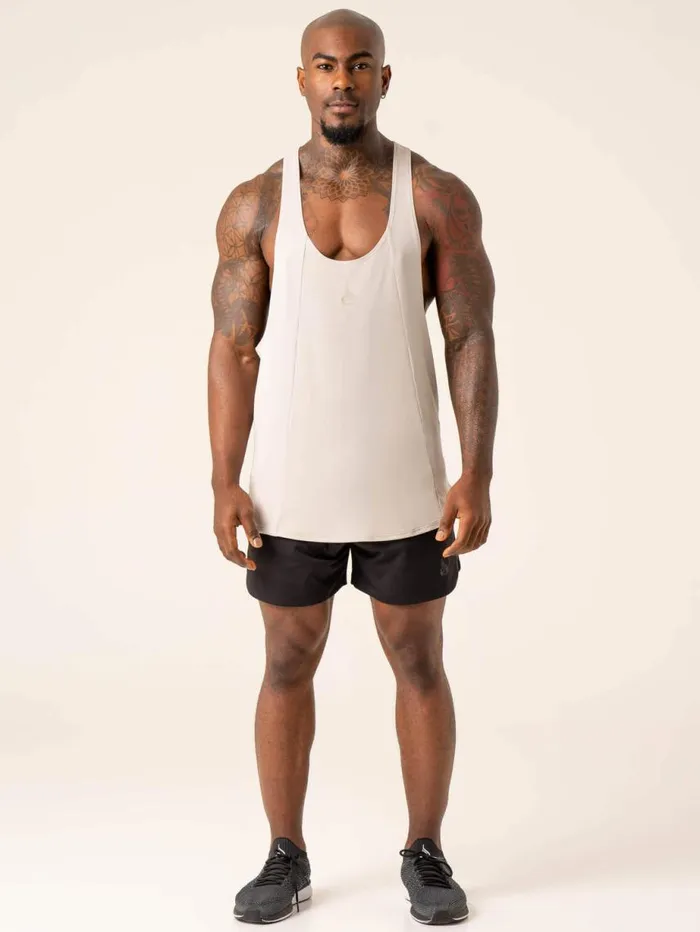 Tanks Mens Ryderwear Dynamic Stringer TBack Stone