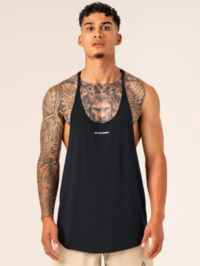 Tanks Mens Ryderwear Emerge Arnie TBack Black