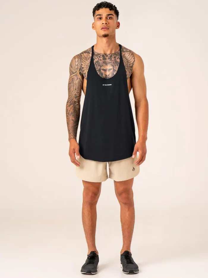 Tanks Mens Ryderwear Emerge Arnie TBack Black