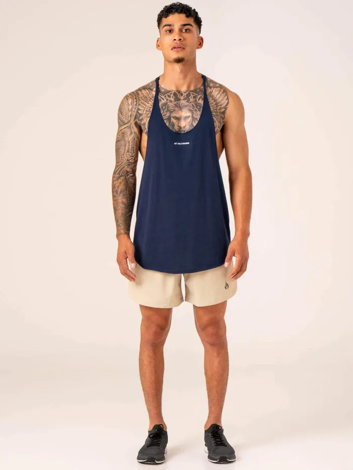 Tanks Mens Ryderwear Emerge Arnie TBack Navy
