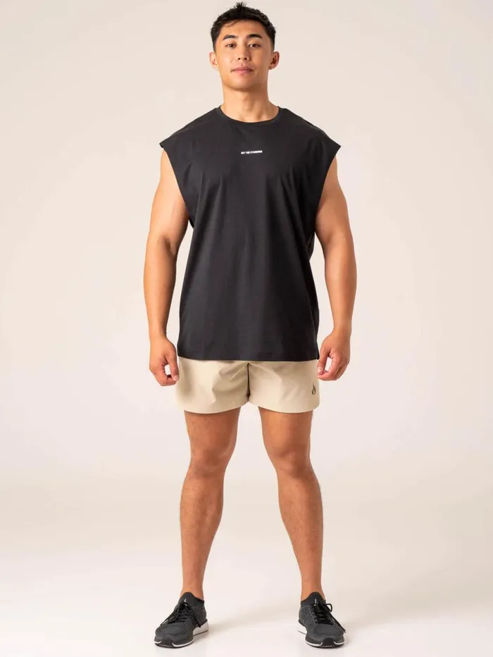 Tanks Mens Ryderwear Emerge Muscle Tank Faded Black