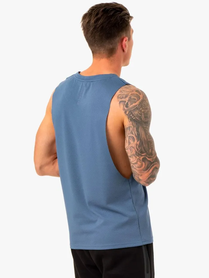 Tanks Mens Ryderwear Enhance Baller Tank Blue
