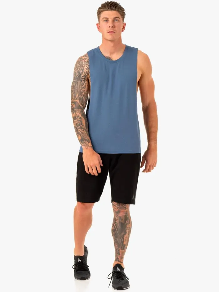 Tanks Mens Ryderwear Enhance Baller Tank Blue