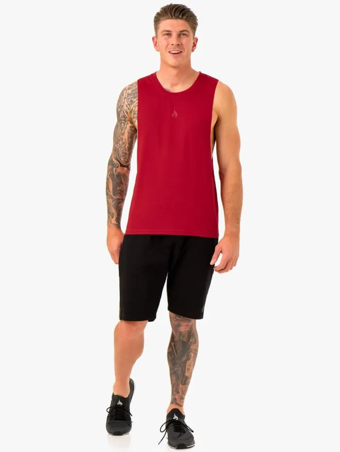 Tanks Mens Ryderwear Enhance Baller Tank Burgundy