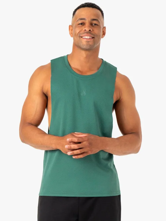 Tanks Mens Ryderwear Enhance Baller Tank Green