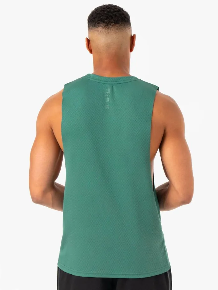 Tanks Mens Ryderwear Enhance Baller Tank Green