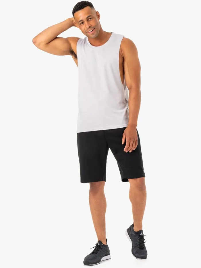 Tanks Mens Ryderwear Enhance Baller Tank Snow Grey