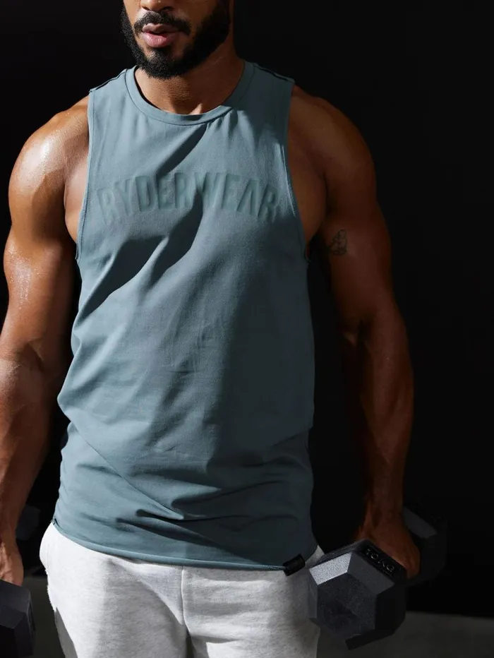 Tanks Mens Ryderwear Force Tank Fern Green