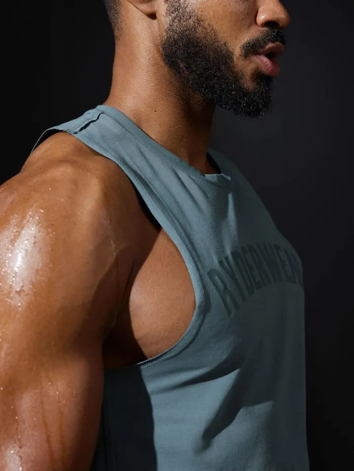Tanks Mens Ryderwear Force Tank Fern Green