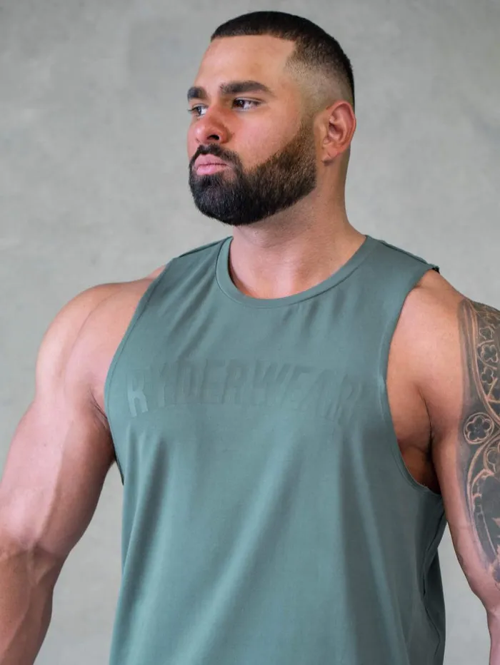 Tanks Mens Ryderwear Force Tank Fern Green