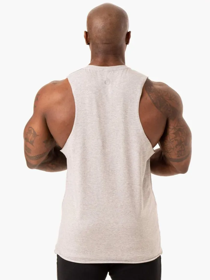 Tanks Mens Ryderwear Force Tank Grey Marl