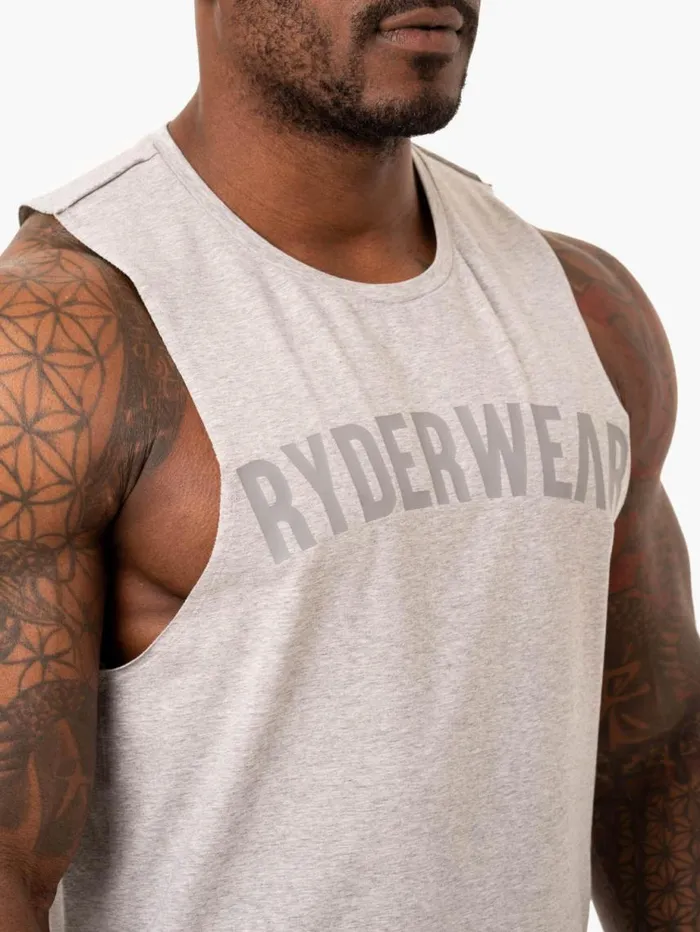 Tanks Mens Ryderwear Force Tank Grey Marl