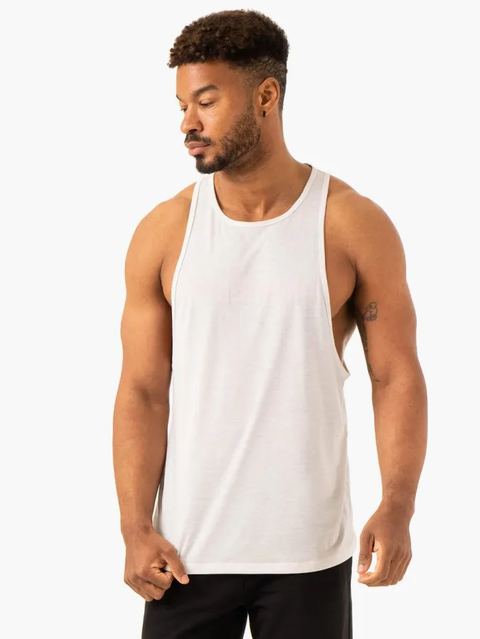 Tanks Mens Ryderwear Heritage Baller Tank Off White