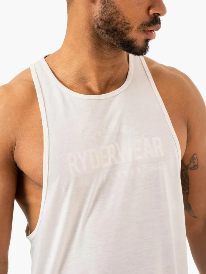 Tanks Mens Ryderwear Heritage Baller Tank Off White