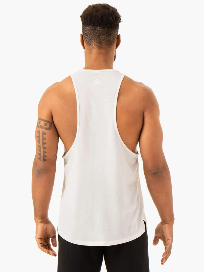 Tanks Mens Ryderwear Heritage Baller Tank Off White