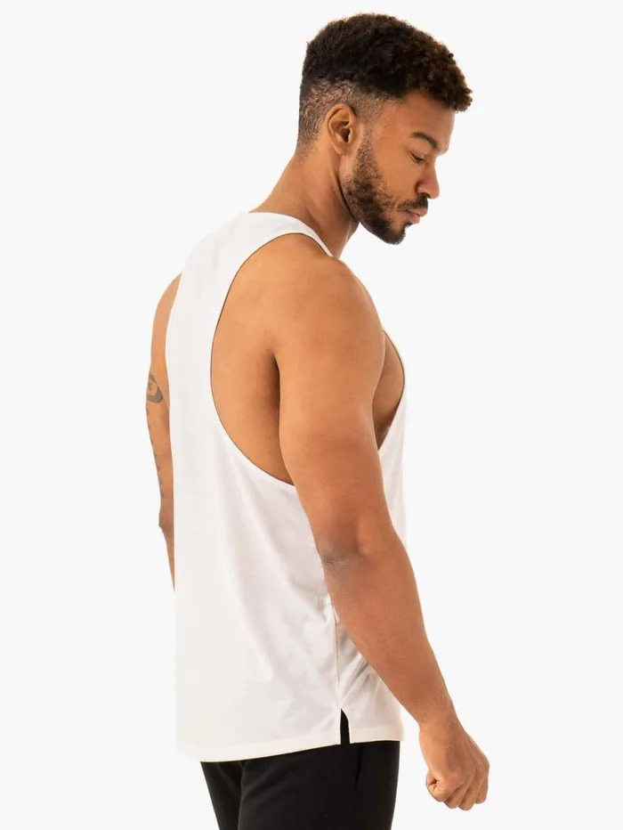 Tanks Mens Ryderwear Heritage Baller Tank Off White