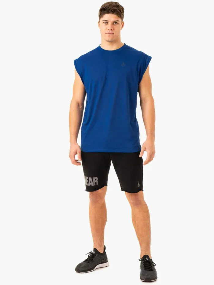 Tanks Mens Ryderwear Heritage Wide Cut Tank Cobalt Blue