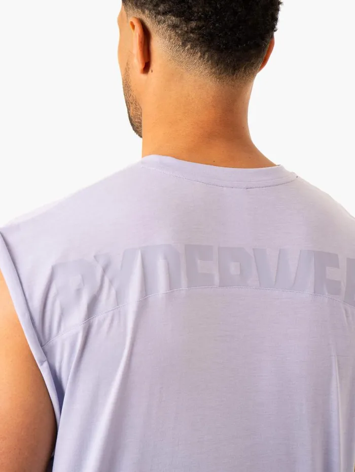 Tanks Mens Ryderwear Heritage Wide Cut Tank Lavender