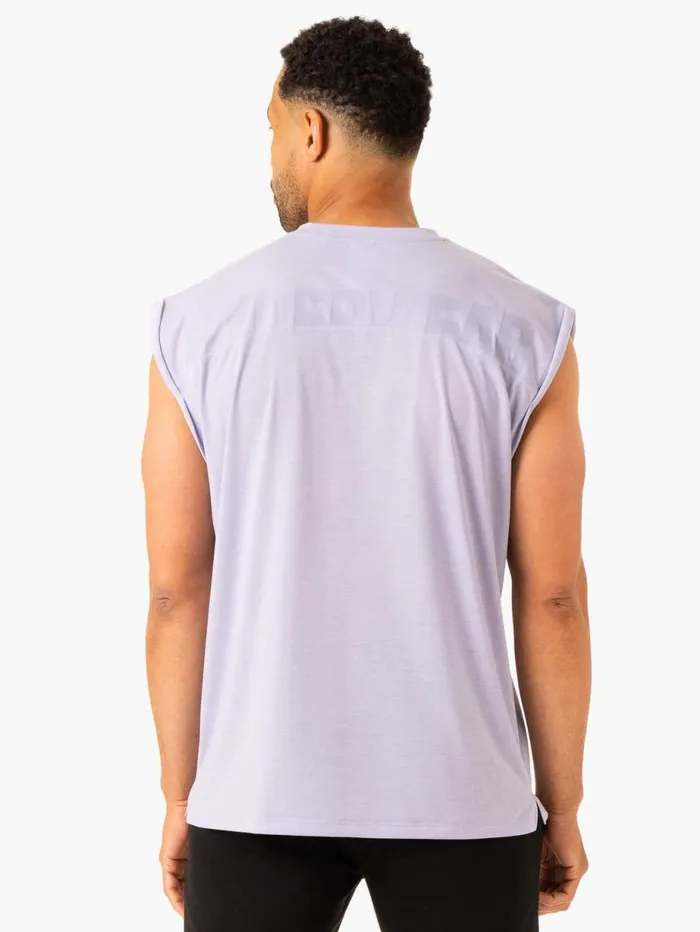 Tanks Mens Ryderwear Heritage Wide Cut Tank Lavender
