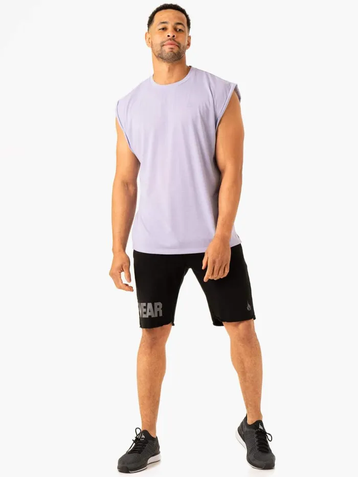 Tanks Mens Ryderwear Heritage Wide Cut Tank Lavender