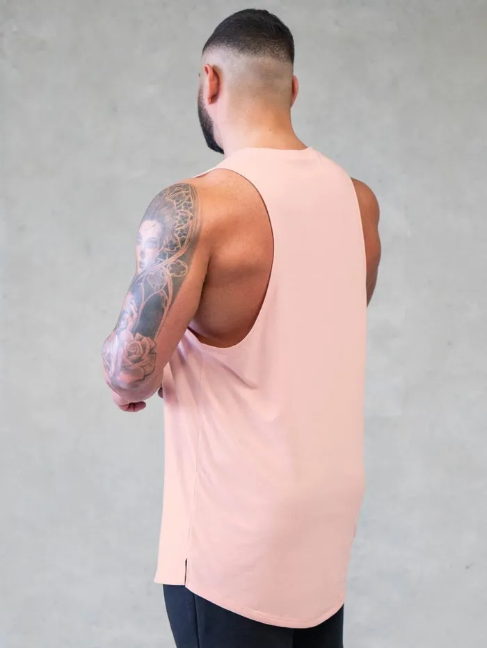 Tanks Mens Ryderwear Legacy Drop Armhole Tank Faded Pink