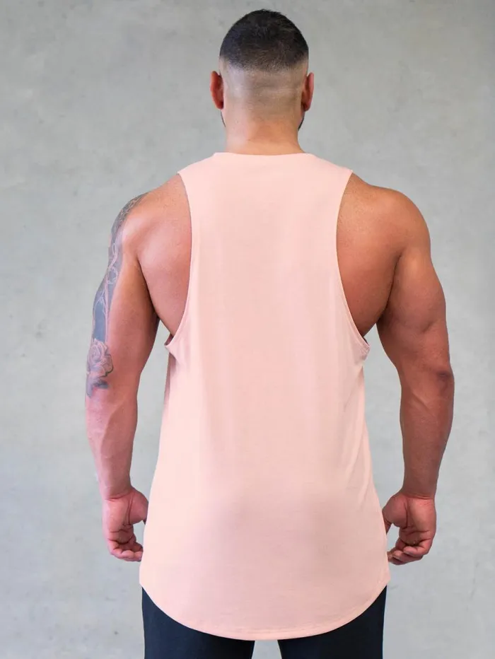 Tanks Mens Ryderwear Legacy Drop Armhole Tank Faded Pink