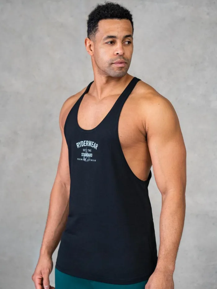 Tanks Mens Ryderwear Legacy Stringer Black
