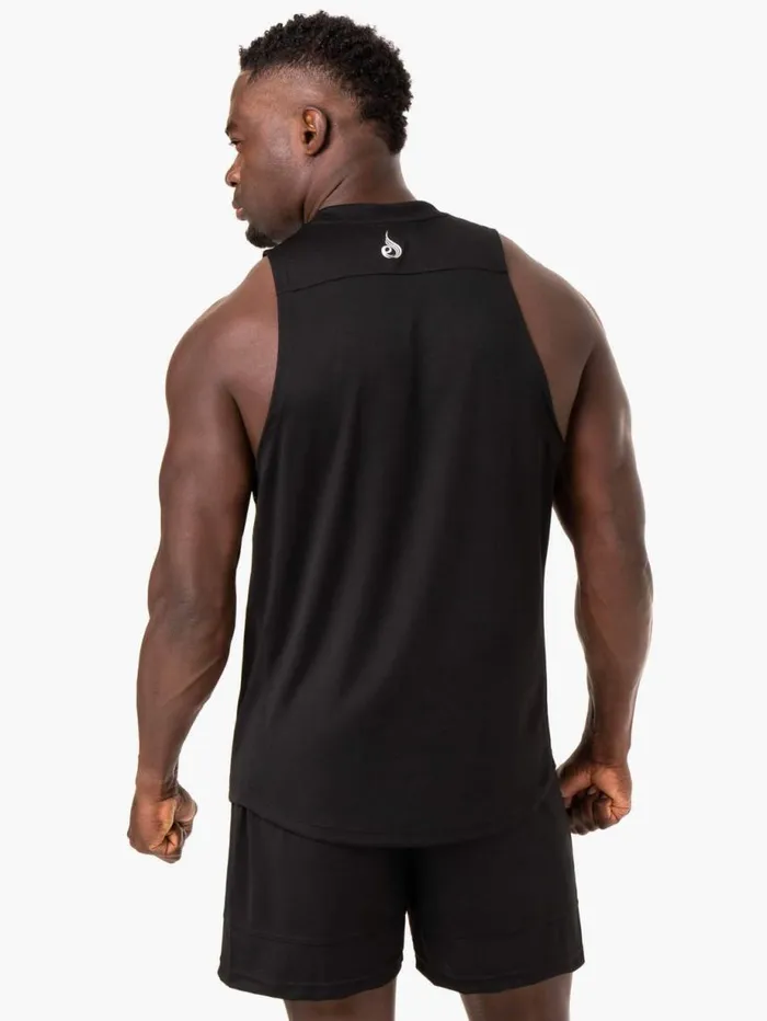 Tanks Mens Ryderwear Lift Mesh Tank Black