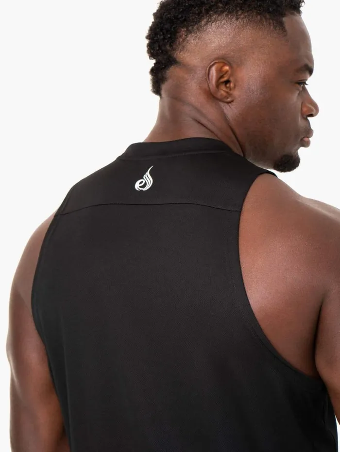 Tanks Mens Ryderwear Lift Mesh Tank Black