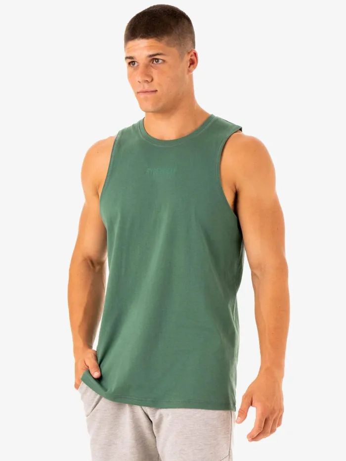 Tanks Mens Ryderwear Limitless Baller Tank Forest Green
