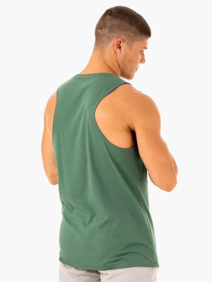 Tanks Mens Ryderwear Limitless Baller Tank Forest Green