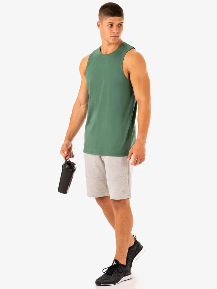 Tanks Mens Ryderwear Limitless Baller Tank Forest Green