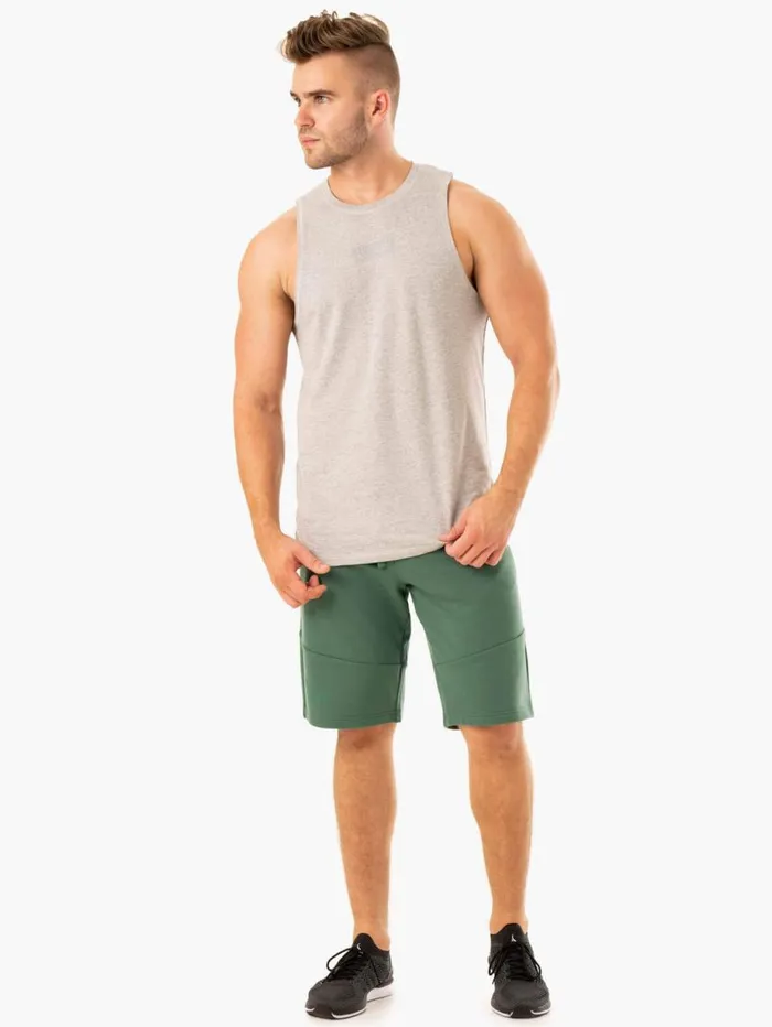 Tanks Mens Ryderwear Limitless Baller Tank Grey Marl