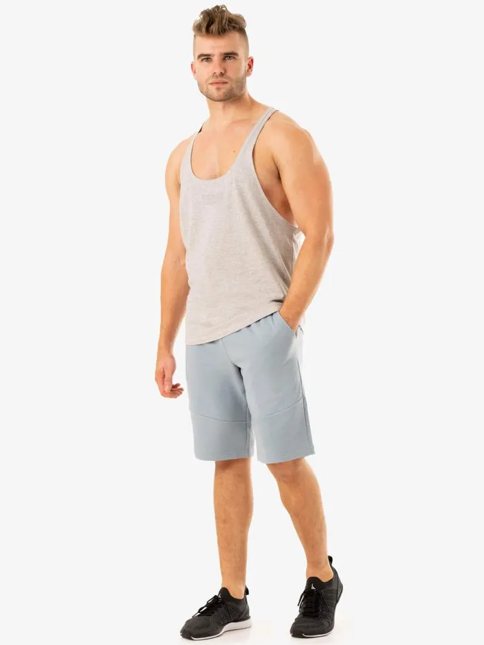 Tanks Mens Ryderwear Limitless Stringer TBack Grey Marl